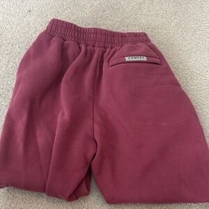 CMFRT size small maroon red/pink sweat pants size small